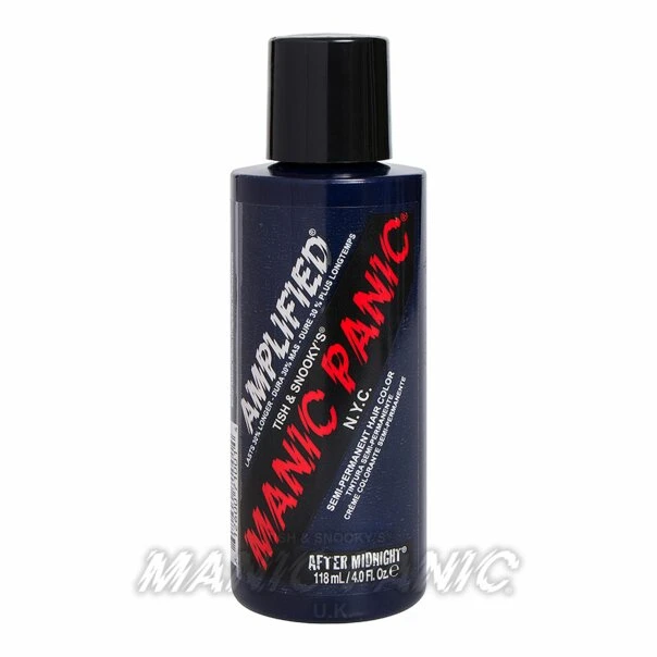 Amplified Manic Panic Semi Permanent Hair Colour EU Formula - After Midnight Blue 5 Amplified Manic Panic Semi Permanent Hair Colour EU Formula - After Midnight Blue - Image 5