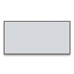 Arezzo Matt Black Square Edge Framed Bathroom Mirror - 1400 X 500mm -Dunelm Shop az147mb d1