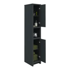 Chatsworth Traditional Graphite Tall Cabinet -Dunelm Shop blkdantb d1