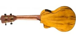 Breedlove Lu'au Concert Cutaway Electro-Acoustic Ukulele All-Myrtlewood Natural Shadow 11 Breedlove Lu'au Concert Cutaway Electro-Acoustic Ukulele All-Myrtlewood Natural Shadow -Dunelm Shop breedlove luau concert ukulele natural shadow ce myrtlewood myrtlewood back angle