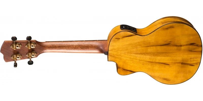 Breedlove Lu'au Concert Cutaway Electro-Acoustic Ukulele All-Myrtlewood Natural Shadow 6 Breedlove Lu'au Concert Cutaway Electro-Acoustic Ukulele All-Myrtlewood Natural Shadow - Image 6
