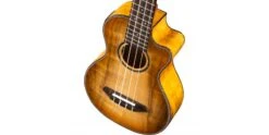 Alternative view of Breedlove Lu'au Concert Cutaway Electro-Acoustic Ukulele All-Myrtlewood Natural Shadow