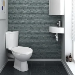 Cove Bermuda Corner Toilet With Soft Close Seat