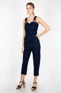 Connie Fitted Capri Overalls -Dunelm Shop connie fitted capri overalls voodoo vixen 11