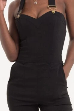 Connie Fitted Capri Overalls -Dunelm Shop connie fitted capri overalls voodoo vixen 7