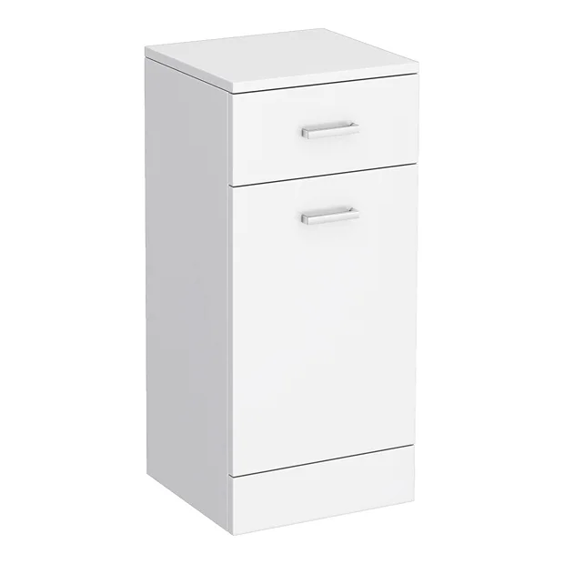 Cove 350x330mm White Laundry Basket 1 Cove 350x330mm White Laundry Basket