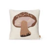 Forest - Porcini Cushion - / 40 X 40 Cm - Embroidered - Ferm Living