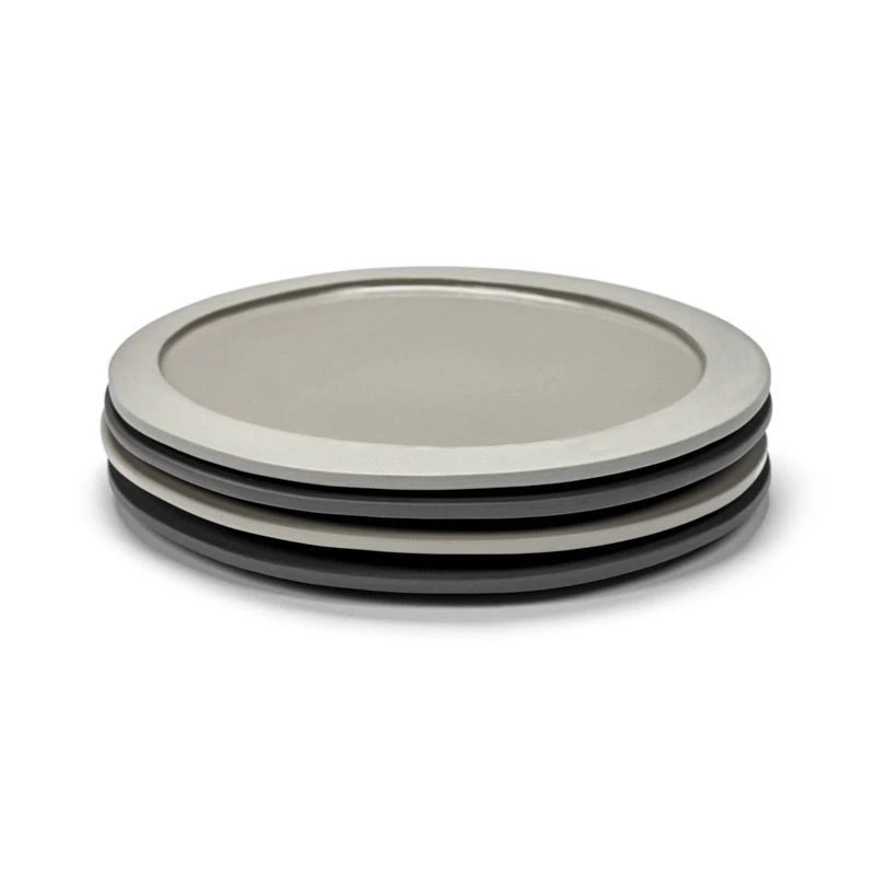 Inner Circle Dessert Plate - / Small - 21 X 20 Cm / Sandstone - Valerie Objects 3 Inner Circle Dessert Plate - / Small - 21 X 20 Cm / Sandstone - Valerie Objects - Image 3