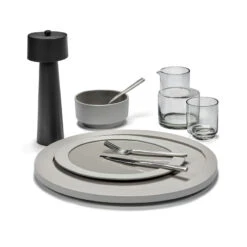Inner Circle Dessert Plate - / Small - 21 X 20 Cm / Sandstone - Valerie Objects 8 Inner Circle Dessert Plate - / Small - 21 X 20 Cm / Sandstone - Valerie Objects -Dunelm Shop dessert plate inner circle light grey madeindesign 363752 product800
