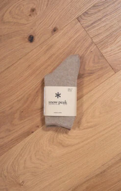 Snow Peak Full Pile Sox Long Beige
