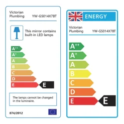 Brooklyn Dot 390 X 500mm Battery Operated Illuminated LED Mirror -Dunelm Shop gs014x7bt d2