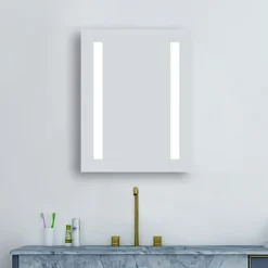 Brooklyn 390 X 500mm Battery Operated Illuminated LED Mirror 10 Brooklyn 390 X 500mm Battery Operated Illuminated LED Mirror -Dunelm Shop gs3x5bt d3n