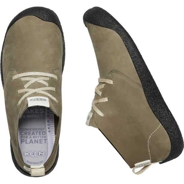 Keen Mosey Chukka Leather Shoes Men Dark Olive/black 4 Keen Mosey Chukka Leather Shoes Men Dark Olive/black - Image 4