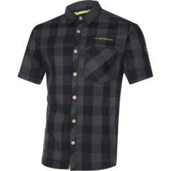 La Sportiva Nomad SS Shirt Men Carbon/lime Punch