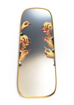 Toiletpaper Mirror - / Lipsticks - 62 X 140 Cm - Seletti