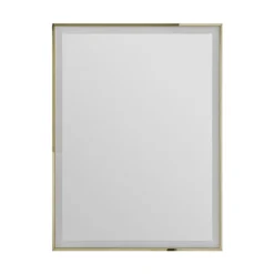 Heritage Kingston Vintage Gold 600 X 800mm Illuminated Rectangle Mirror With Demister Pad