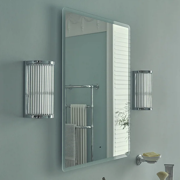 Heritage Stanmer 600 X 800mm Illuminated Rectangle Mirror With Demister Pad 3 Heritage Stanmer 600 X 800mm Illuminated Rectangle Mirror With Demister Pad - Image 3