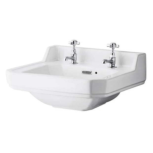 Carlton/Richmond 500mm Small 2 Tap Hole Basin 1 Carlton/Richmond 500mm Small 2 Tap Hole Basin