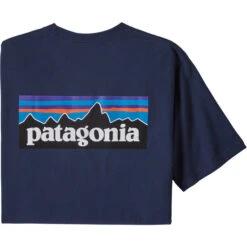 Patagonia P-6 Logo Responsibili-Tee Men Classic Navy -Dunelm Shop patagonia p 6 logo responsibili tee men classic navy 4