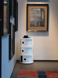 Componibili Storage - / Matt Version - 3 Drawers - H 58 Cm - Kartell -Dunelm Shop storage componibili matt black madeindesign 337176 product800