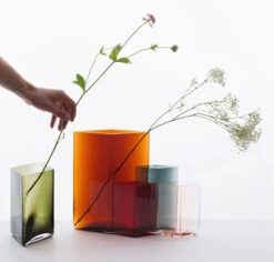 Ruutu Vase - By Ronan & Erwan Bouroullec / 20,5 X 18 Cm - Iittala -Dunelm Shop vase ruutu moss green madeindesign 229721 product800