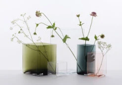 Ruutu Vase - By Ronan & Erwan Bouroullec / 20,5 X 18 Cm - Iittala -Dunelm Shop vase ruutu moss green madeindesign 229722 product800