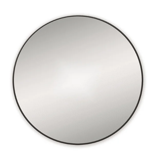 Venice Black 800mm Round Mirror 2 Venice Black 800mm Round Mirror - Image 2