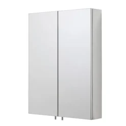 Croydex Anton Double Door Stainless Steel Mirrored Bathroom Cabinet -Dunelm Shop wc756105ai1